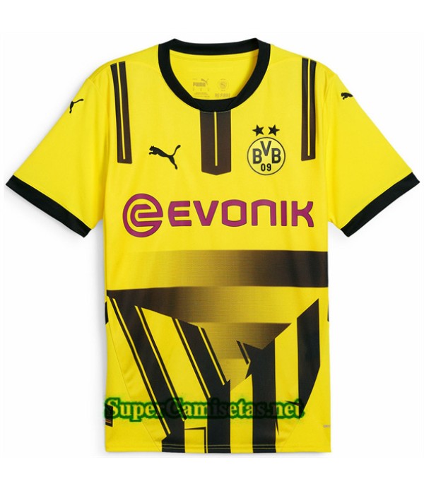 Tailandia Equipacion Camiseta Dortmund Amarillo 2024 2025