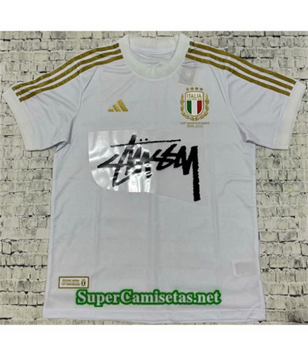Tailandia Equipacion Camiseta Italia Édition Spéciale Blanc 2024 2025
