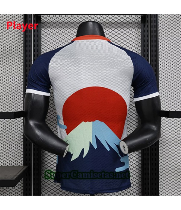 Tailandia Equipacion Camiseta Player Japon Special Blanco/azul 2024 2025