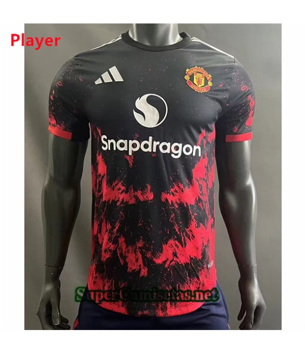 Tailandia Equipacion Camiseta Player Manchester United Édition Spéciale Rojo 2024 2025