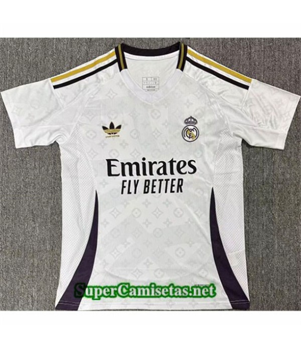 Tailandia Equipacion Camiseta Real Madrid Marca Compartida 2024 2025