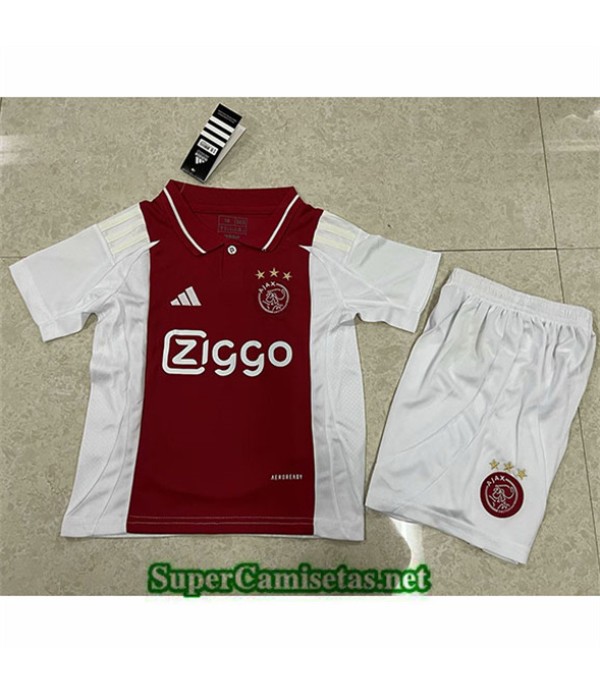 Tailandia Primera Equipacion Camiseta Ajax Niño 2024 2025