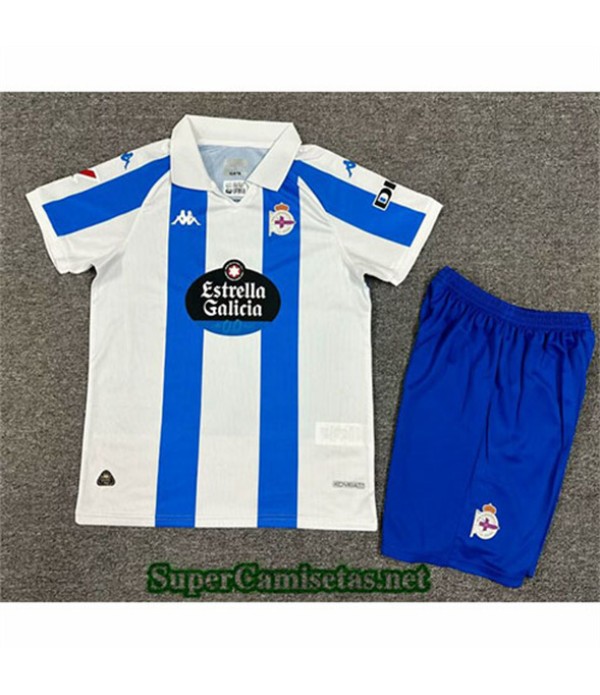 Tailandia Primera Equipacion Camiseta Deportivo La Corogne Niño 2024 2025