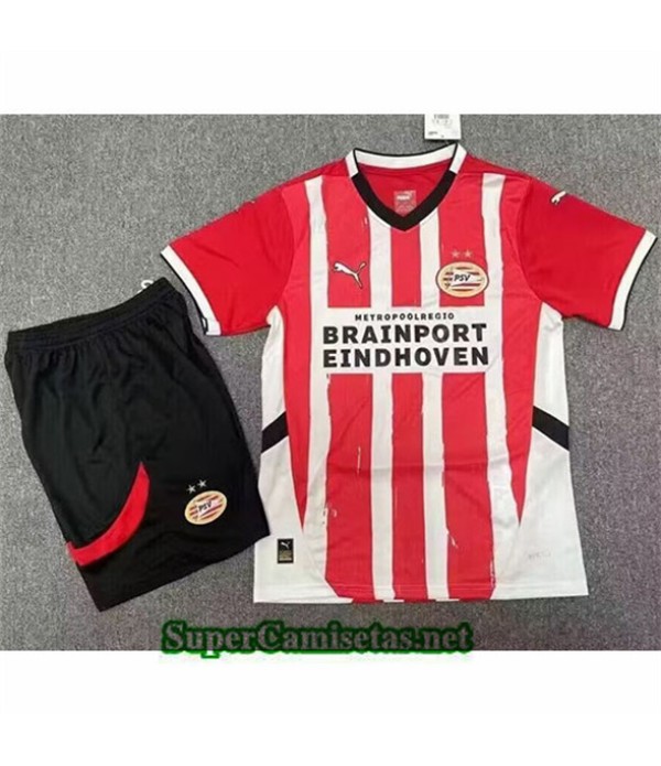 Tailandia Primera Equipacion Camiseta Psv Eindhoven Niño 2024 2025