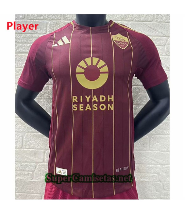 Tailandia Primera Equipacion Camiseta Player As Roma 2024 2025