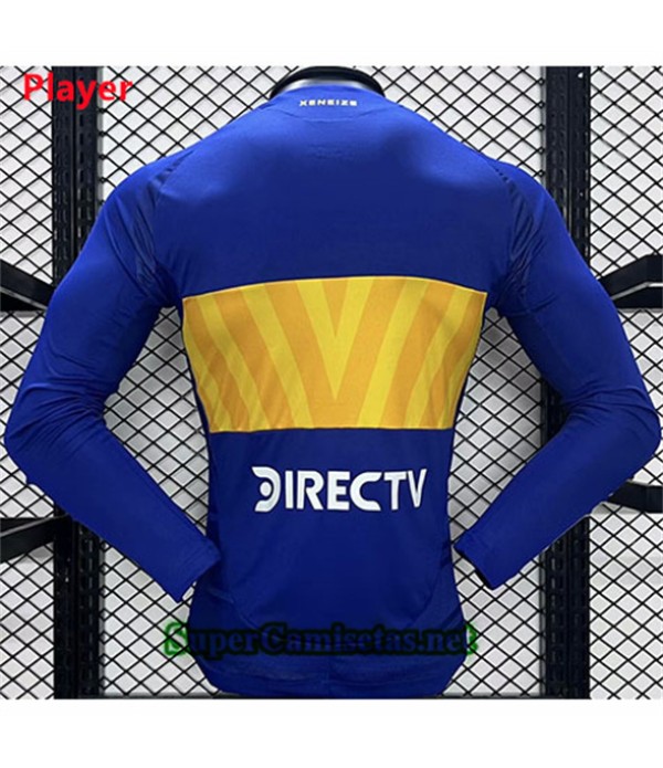 Tailandia Primera Equipacion Camiseta Player Boca Juniors Manga Larga 2024 2025