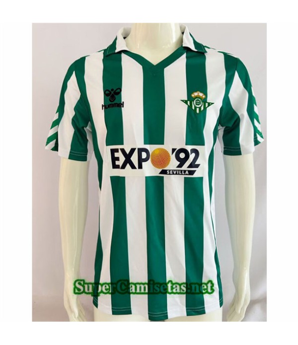Tailandia Primera Equipacion Camiseta Real Betis Hombre 1988 89