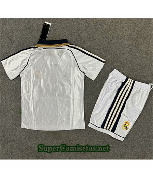 Tailandia Primera Equipacion Camiseta Real Madrid Niño Hombre 1998 00