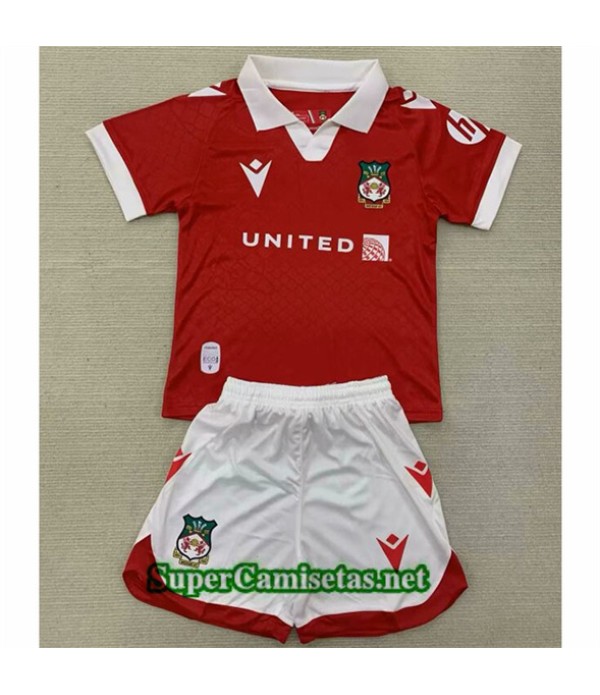 Tailandia Primera Equipacion Camiseta Wrexham Niñ...