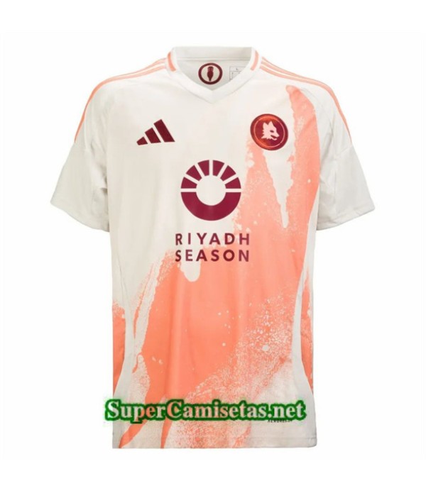 Tailandia Segunda Equipacion Camiseta As Roma 2024 2025