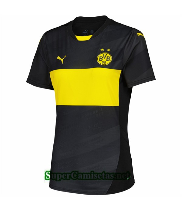 Tailandia Segunda Equipacion Camiseta Dortmund Muj...