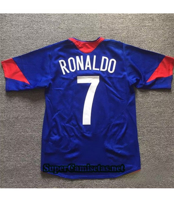 Tailandia Segunda Equipacion Camiseta Manchester United Hombre 2005 06