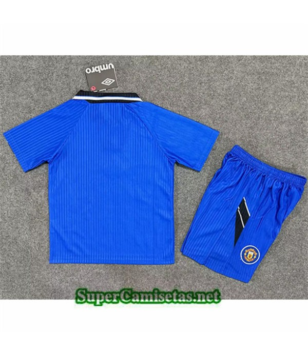 Tailandia Segunda Equipacion Camiseta Manchester United Niño Hombre 1996 98