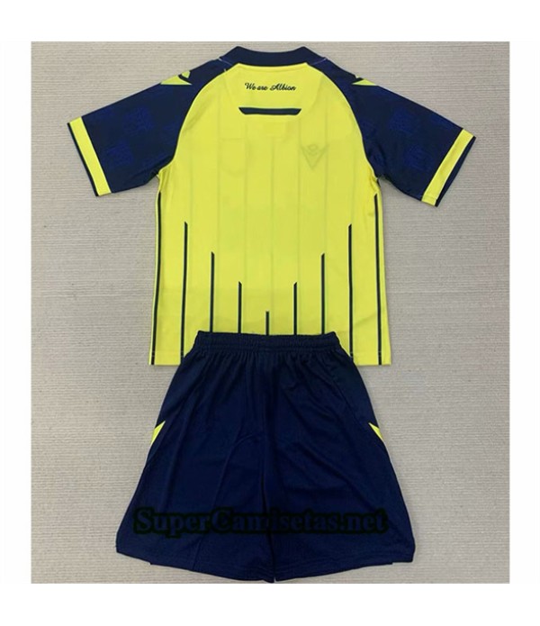 Tailandia Segunda Equipacion Camiseta West Bromwich Niño 2024 2025