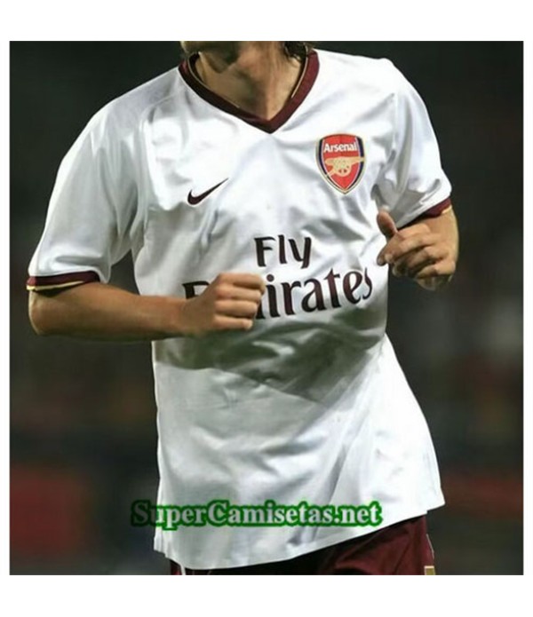 Tailandia Segunda Equipacion Camiseta Arsenal Hombre 2007 08