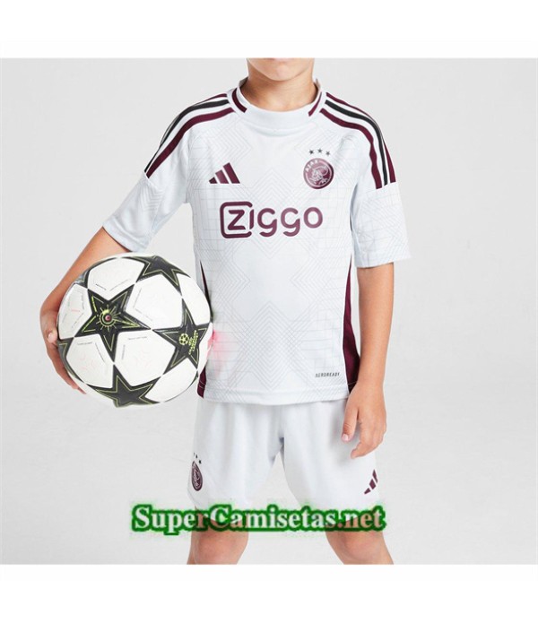 Tailandia Tercera Equipacion Camiseta Ajax Niño 2024 2025