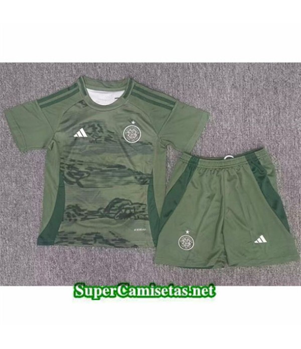 Tailandia Tercera Equipacion Camiseta Celtic Fc Niño 2024 2025