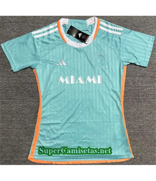 Tailandia Tercera Equipacion Camiseta Inter Miami Mujer 2024 2025