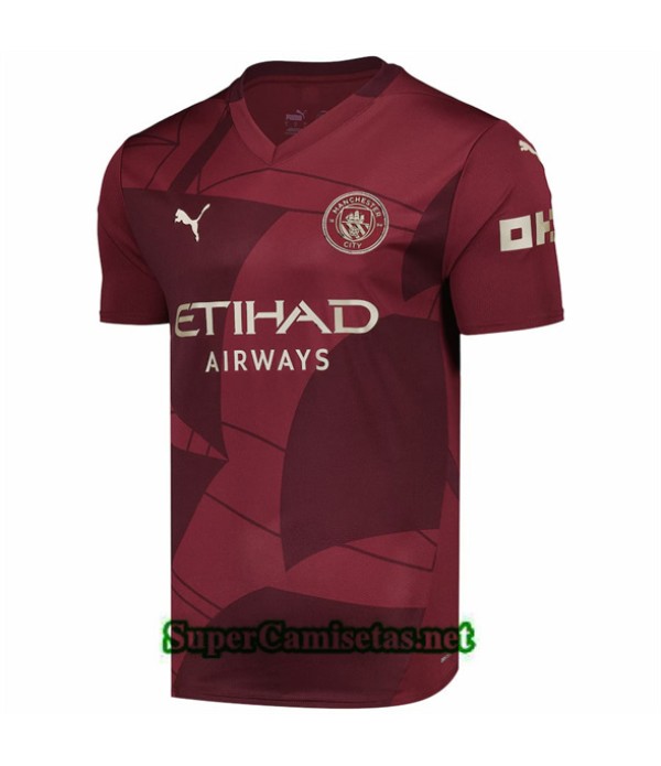 Tailandia Tercera Equipacion Camiseta Manchester City 2024 2025