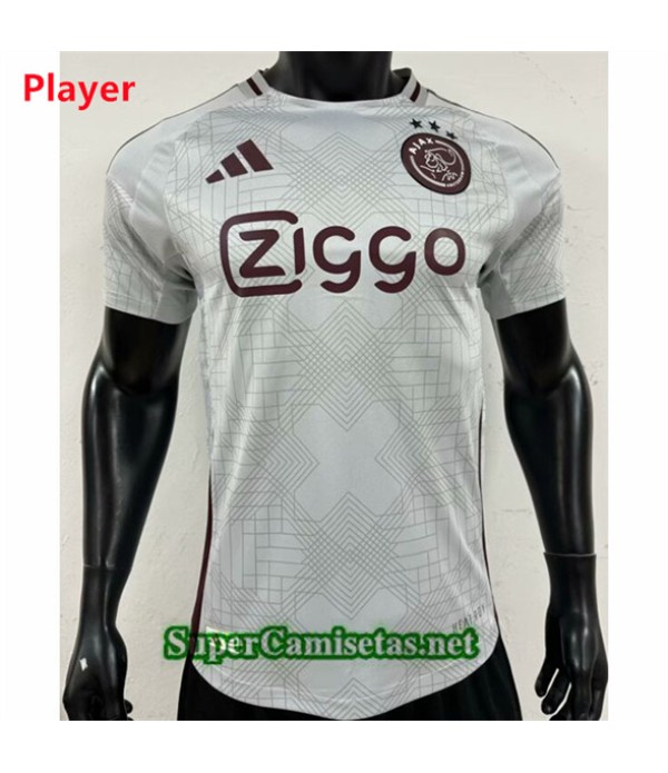 Tailandia Tercera Equipacion Camiseta Player Ajax 2024 2025