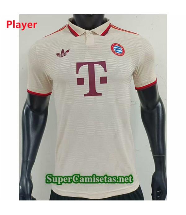 Tailandia Tercera Equipacion Camiseta Player Bayer...