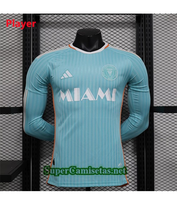 Tailandia Tercera Equipacion Camiseta Player Inter Miami Manga Larga 2024 2025