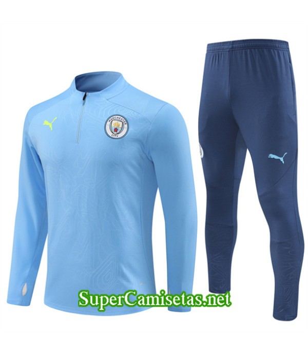 Tailandia 2025 Tailandia Chándal Manchester City Azul Claro 2024 2025