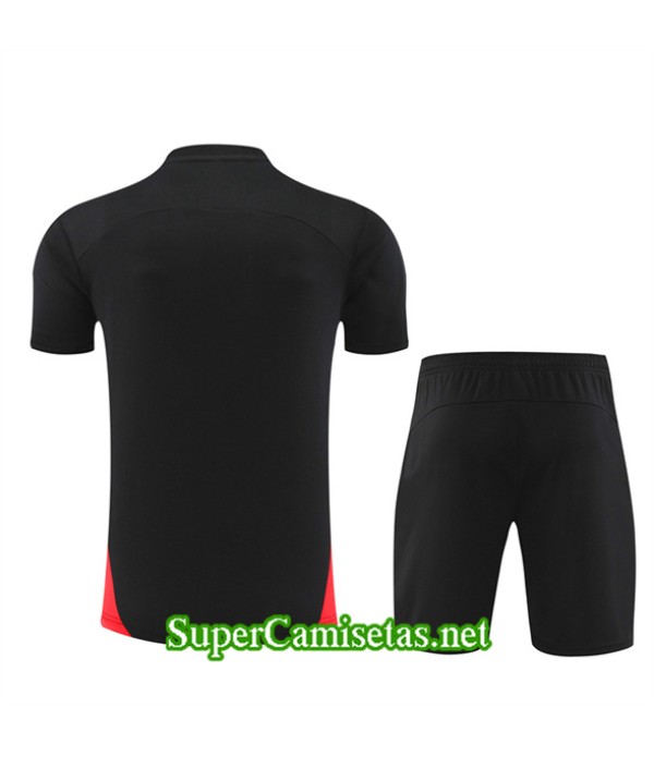 Tailandia Camiseta Kit De Entrenamiento Ac Milan Negro 2024 2025