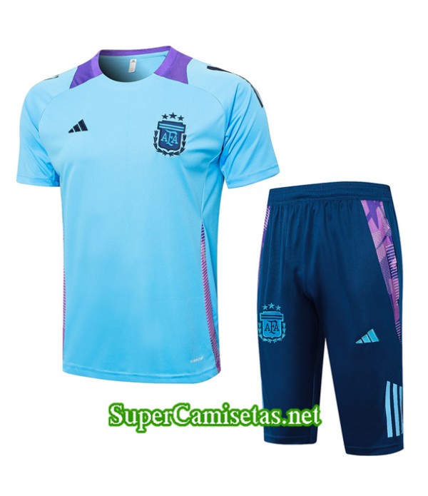 Tailandia Camiseta Kit De Entrenamiento Argentina Azul 2024 2025