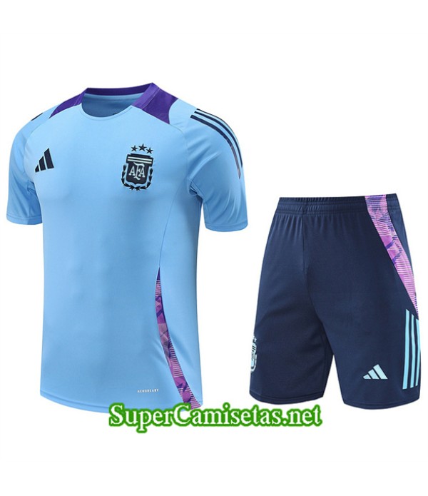 Tailandia Camiseta Kit De Entrenamiento Argentina Azul 2024 2025