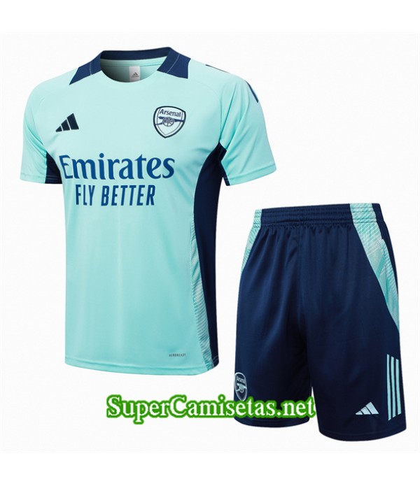 Tailandia Camiseta Kit De Entrenamiento Arsenal Azul 2024 2025