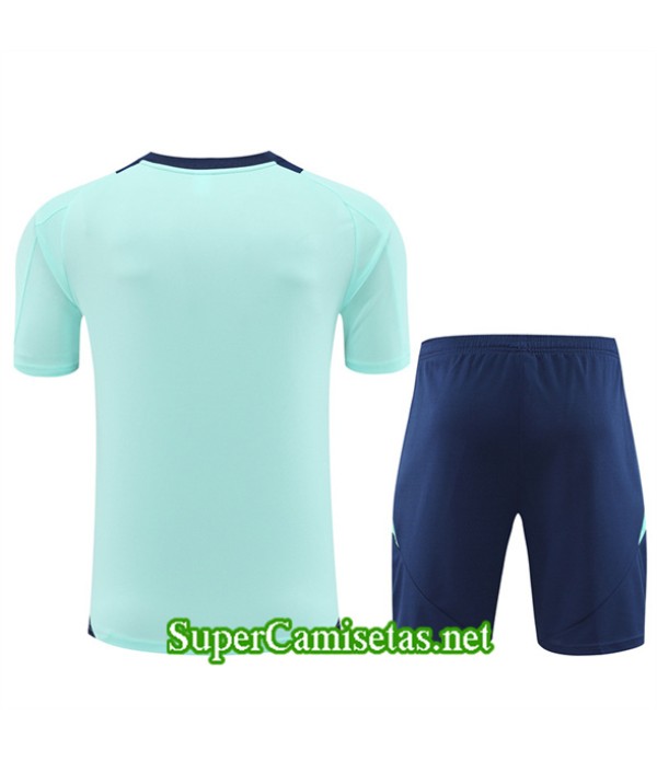 Tailandia Camiseta Kit De Entrenamiento Arsenal Niño Azul 2024 2025