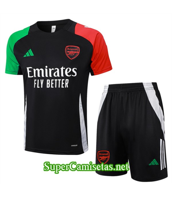 Tailandia Camiseta Kit De Entrenamiento Arsenal Negro 2024 2025