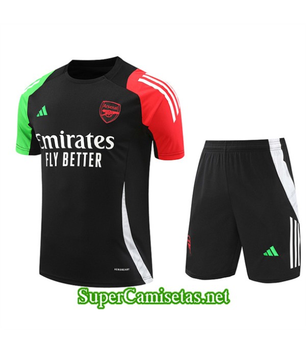 Tailandia Camiseta Kit De Entrenamiento Arsenal Negro 2024 2025