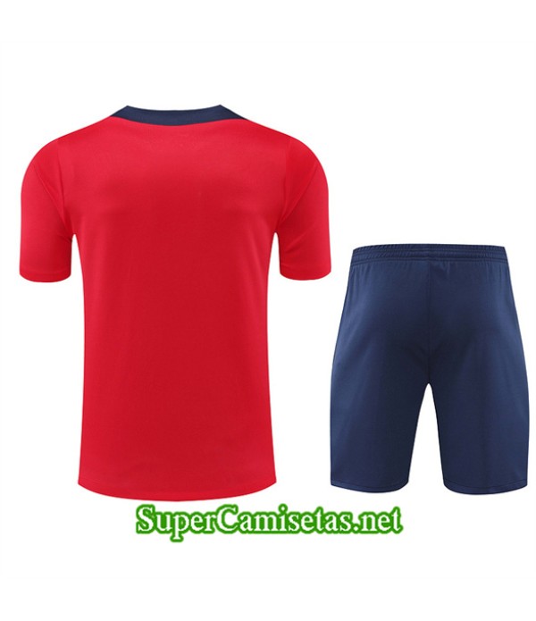 Tailandia Camiseta Kit De Entrenamiento Atletico Madrid Rojo 2024 2025