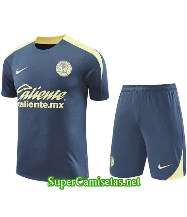 Tailandia Camiseta Kit De Entrenamiento Cf América Gris 2024 2025