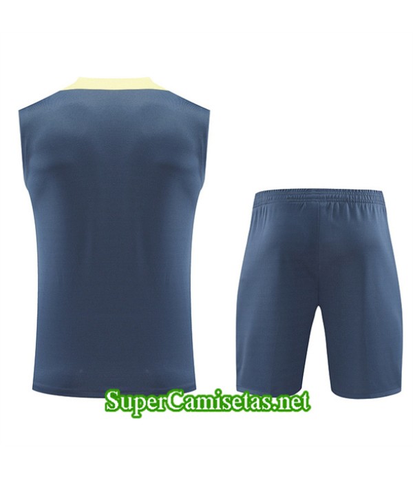 Tailandia Camiseta Kit De Entrenamiento Cf América Sin Mangas Gris 2024 2025