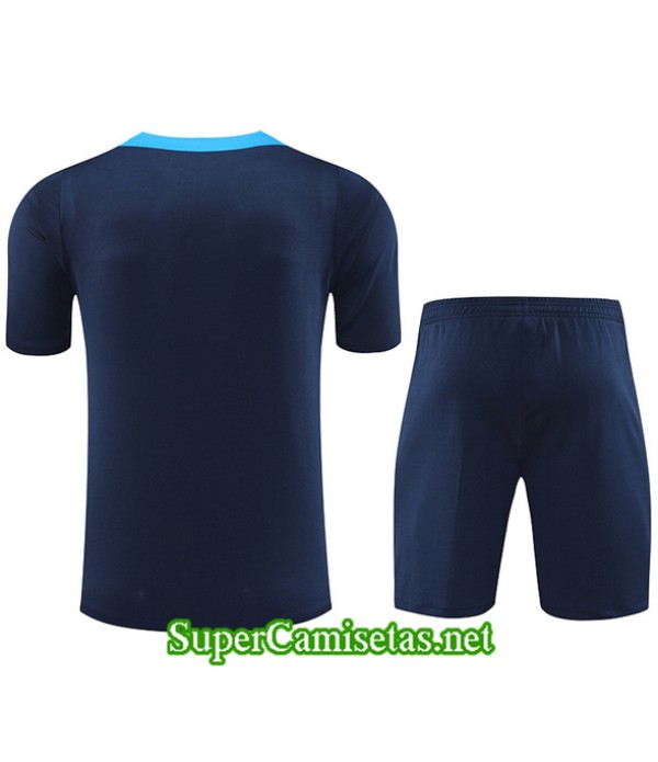 Tailandia Camiseta Kit De Entrenamiento Chelsea Azul Marino 2024 2025