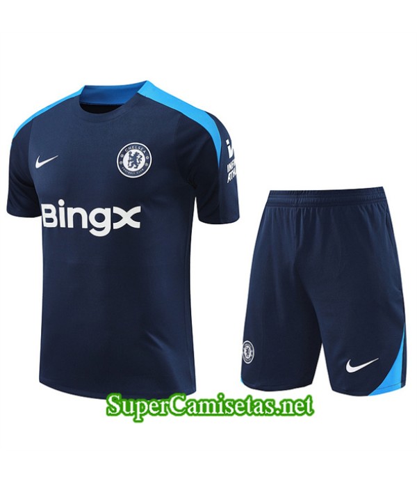 Tailandia Camiseta Kit De Entrenamiento Chelsea Az...