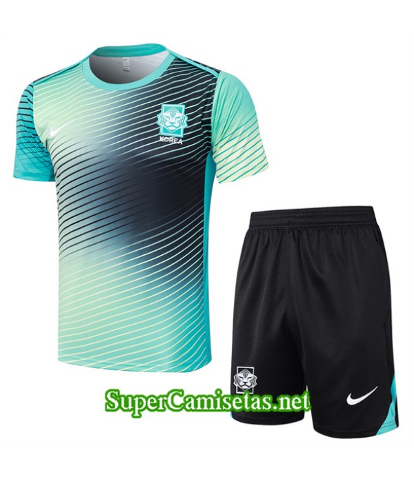 Tailandia Camiseta Kit De Entrenamiento Corea Azul 2024 2025