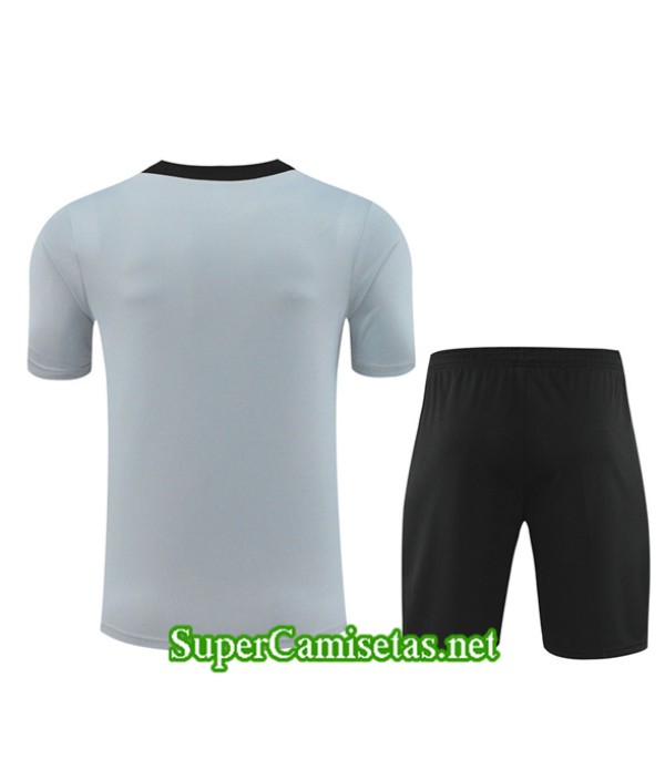 Tailandia Camiseta Kit De Entrenamiento Corea Niño Gris 2024 2025