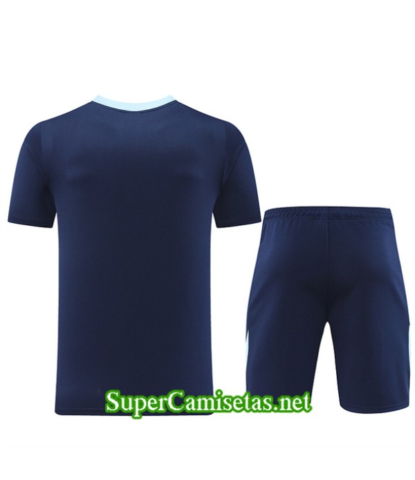 Tailandia Camiseta Kit De Entrenamiento Francia Azul Marino 2024 2025