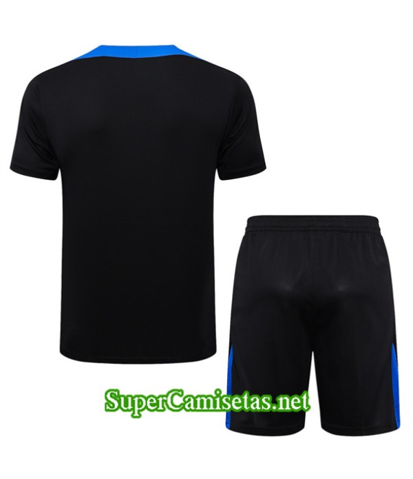 Tailandia Camiseta Kit De Entrenamiento Inter Milan Negro 2024 2025