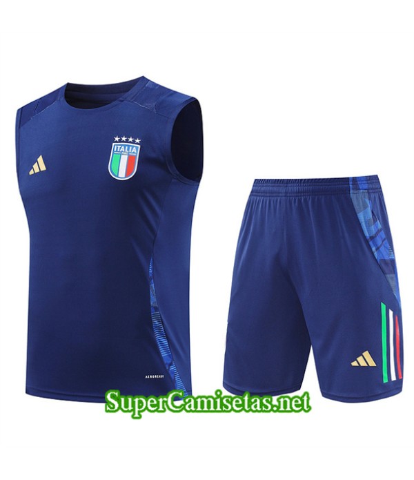 Tailandia Camiseta Kit De Entrenamiento Italia Sin...