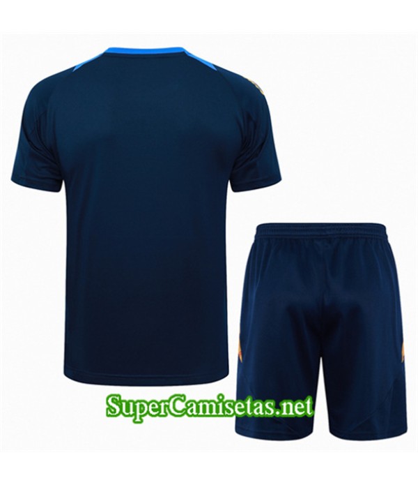 Tailandia Camiseta Kit De Entrenamiento Juventus Azul Marino 2024 2025