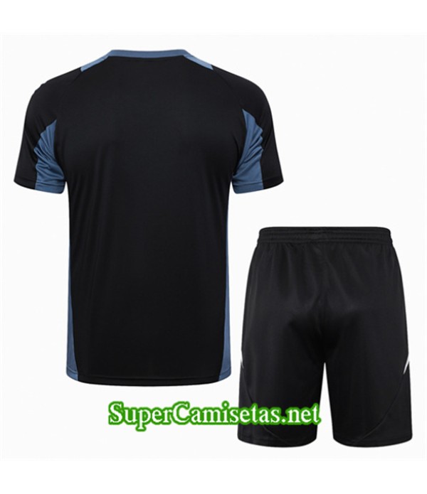 Tailandia Camiseta Kit De Entrenamiento Manchester United Negro 2024 2025