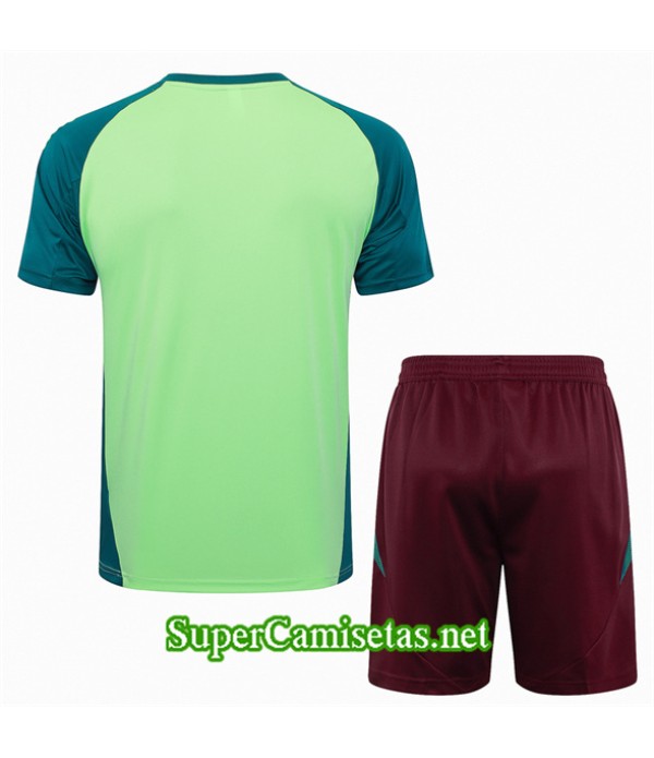 Tailandia Camiseta Kit De Entrenamiento México Verde 2024 2025