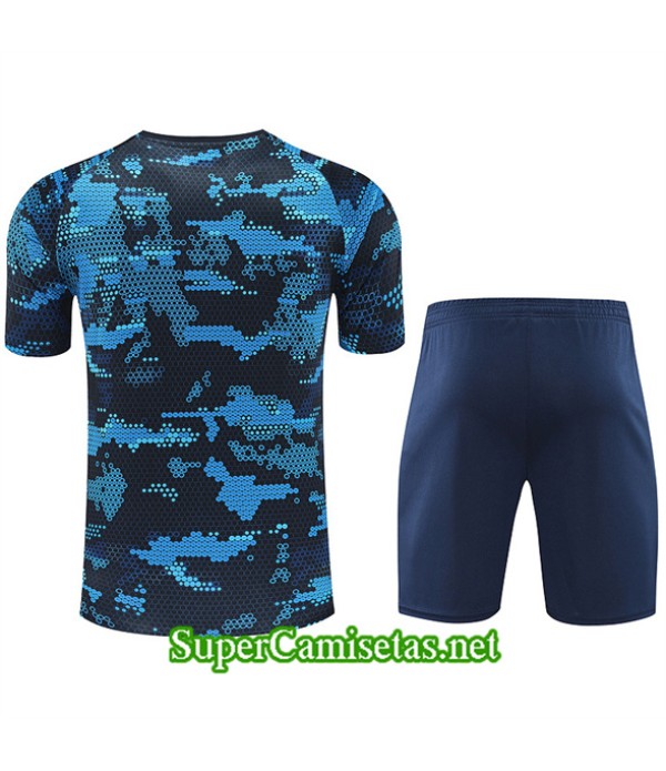 Tailandia Camiseta Kit De Entrenamiento Napoli Azul 2024 2025