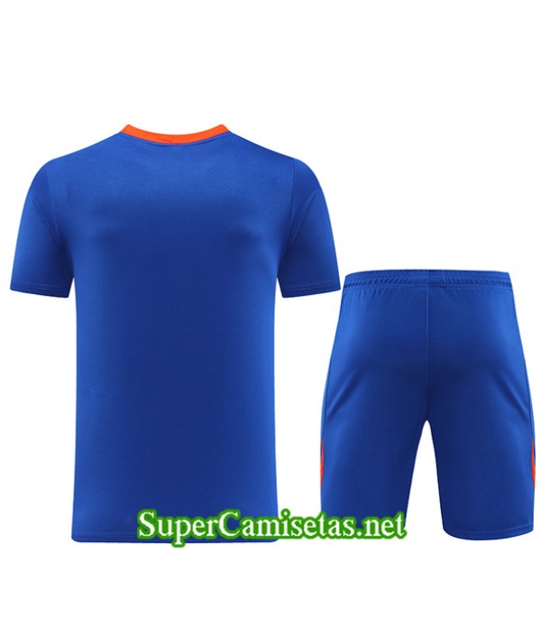 Tailandia Camiseta Kit De Entrenamiento Países Bajos Azul 2024 2025