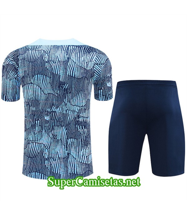 Tailandia Camiseta Kit De Entrenamiento Paris Psg Azul 2024 2025